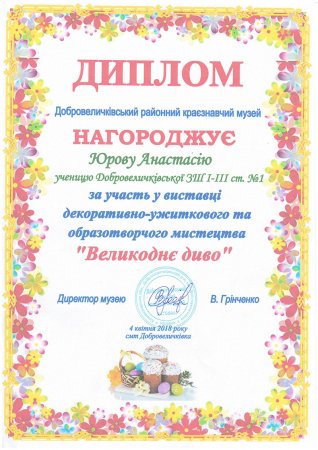 "Великоднє диво"