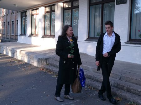 День Вчителя в школі.