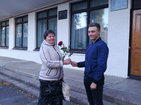 День Вчителя в школі.